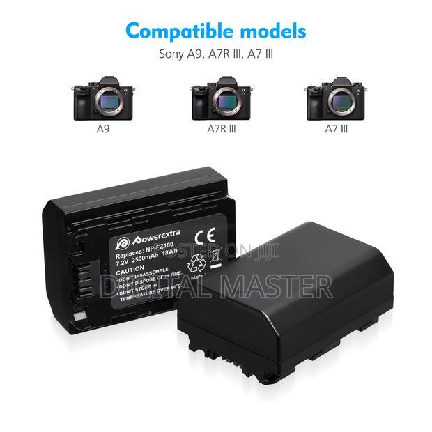 Powerextra 2 Pack Sony Np-fz100 Battery 2500mah · Photo 4