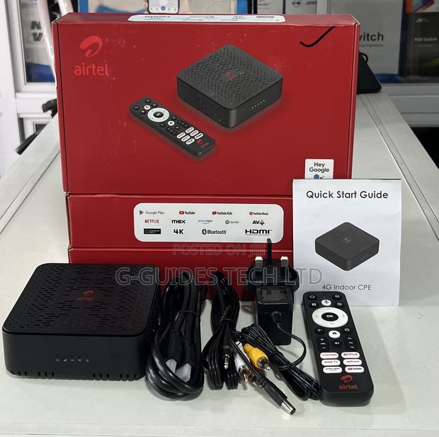 Airtel Android Tv Box D530 + 4g Universal Router 2 In 1 · Photo 3
