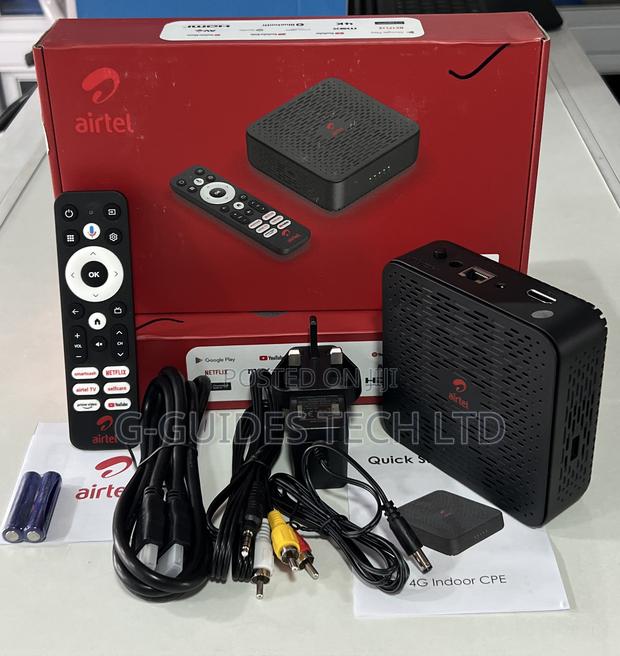 Airtel Android Tv Box D530 + 4g Universal Router 2 In 1 · Photo 6