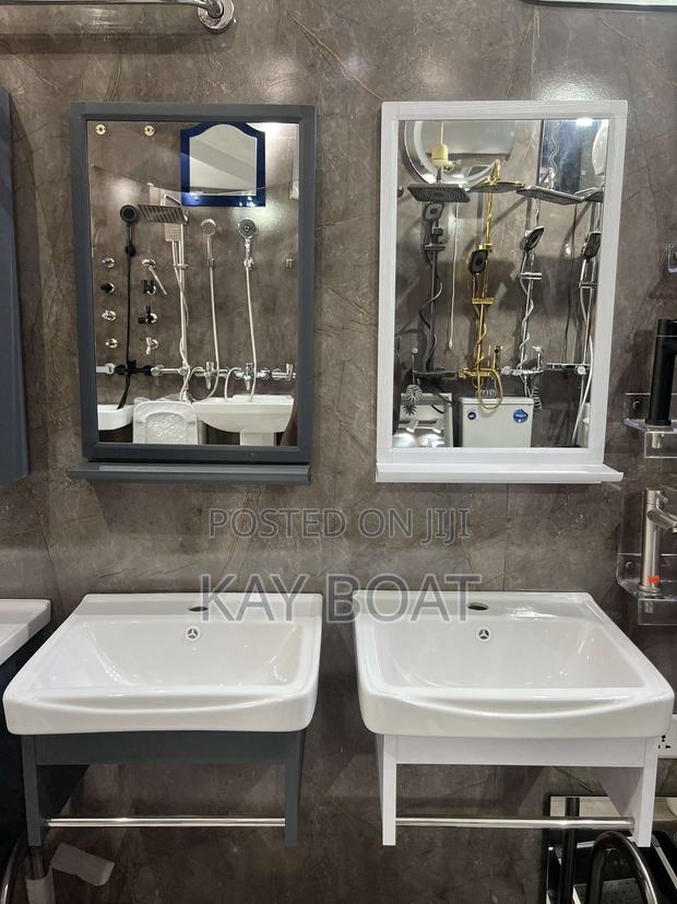 Hand Basin With Mirror Complete