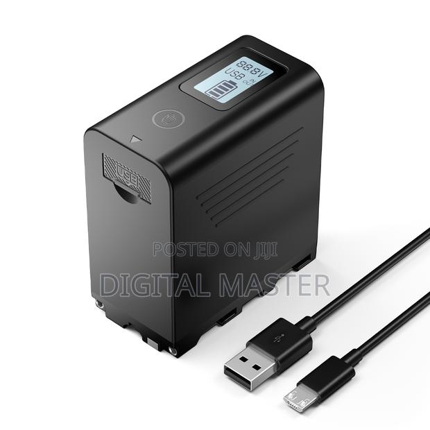 Powerextra Np-F980l 10050mah With Usb Output LCD Display · Photo 1