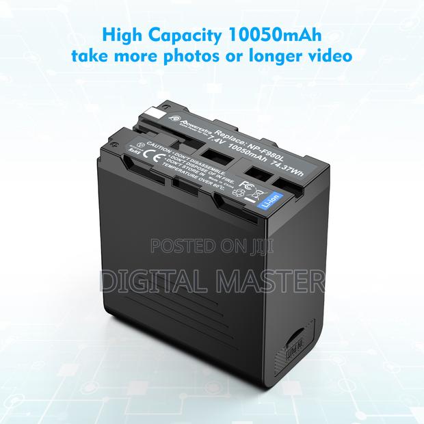 Powerextra Np-F980l 10050mah With Usb Output LCD Display · Photo 2