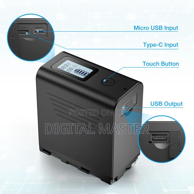 Powerextra Np-F980l 10050mah With Usb Output LCD Display · Photo 3