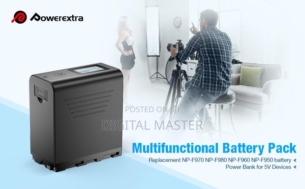 Powerextra Np-F980l 10050mah With Usb Output LCD Display · Photo 4
