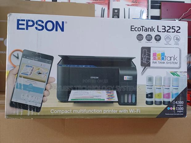 Epson Ecotank L3252 A4 Wi-Fi All-in-One Ink Tank Printers · Photo 2