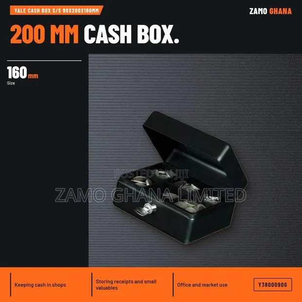 Yale Cash Box S/S 90X200X160Mm - YG · Photo 1