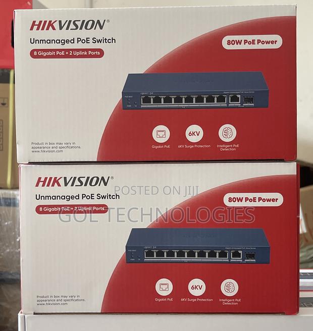 Hikvision Unmanaged Poe Switch Ds-3e0510p Ethernet Switch · Photo 2