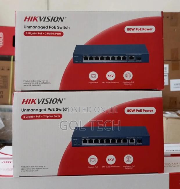 Hikvision 8port Unmanaged Poe Switch Ds-3e051p Switch · Photo 2