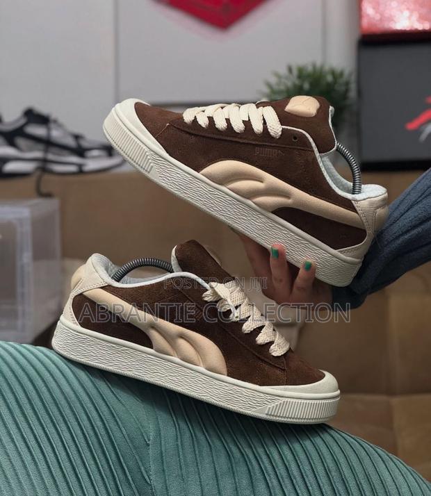 Puma Suede Xl Crush Preserve Brown/White · Photo 1