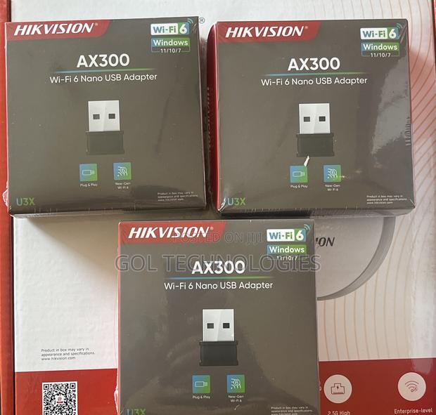 Hikvision Wifi Usb Adapter Ax300 Wi-fi 6 Nano Usb Adapter · Photo 2