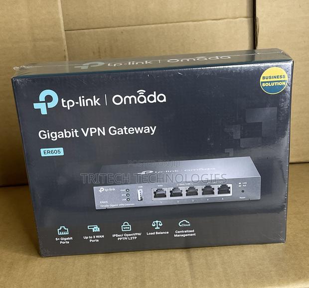 Tp-Link Omada Gigabit VPN Gateway Router Er-605 · Photo 1