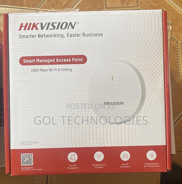 Hikvision Access Point Wi-Fi 6 1800m Celling Access Point · Photo 1