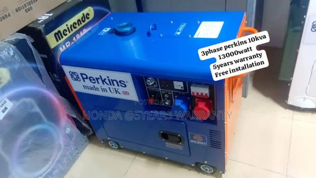 Power Grid Energy Perkins 10kva 13000watt Generator 3phase · Photo 1