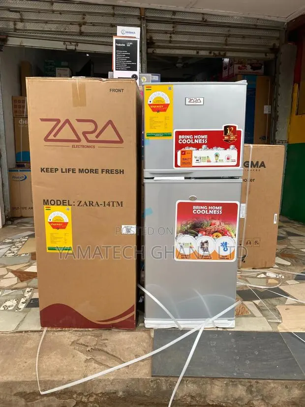 Zara 108 Litre Double Door Fridge With Top Freezer · Photo 1