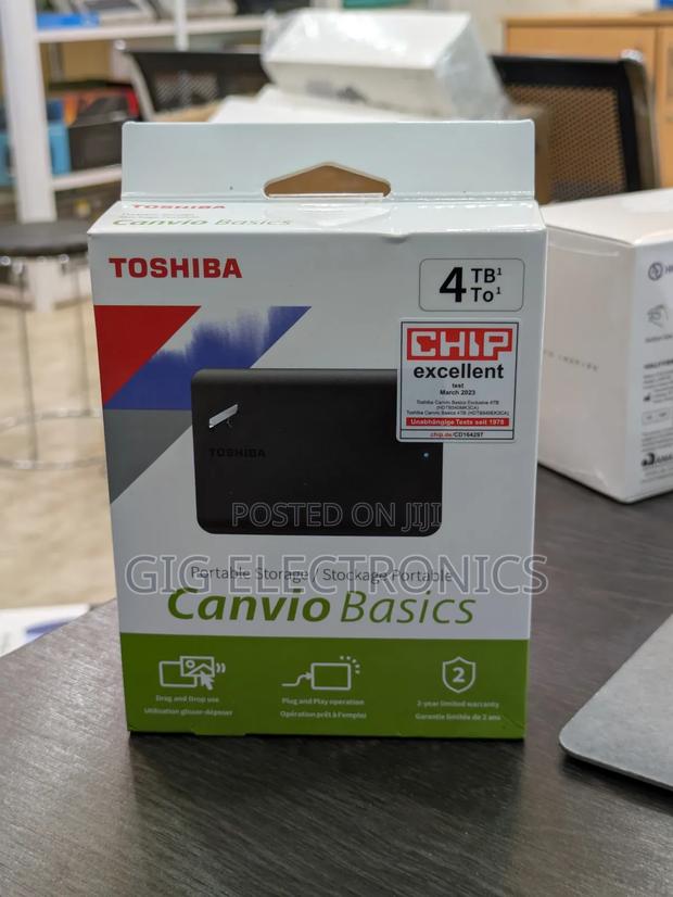 Toshiba 4tb Canvio Ready USB 3.2 Gen 1 Portable Hard Drive · Photo 1