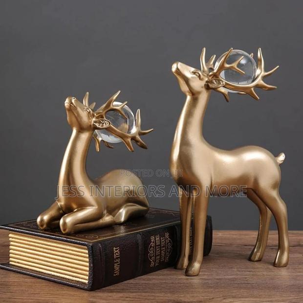 Figurines Couple Deer · Photo 1