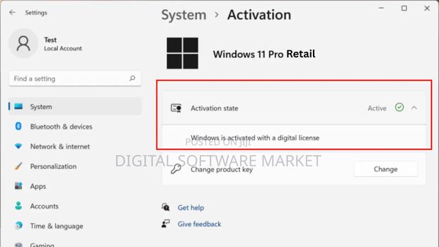Windows 11 Pro Retail License Key 50 Pc Lifetime Validity · Photo 1