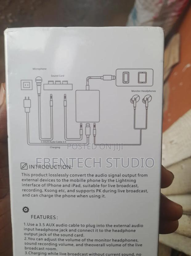 iPhone Lighting Micphone Headphone Recording Streaming Irig · Photo 5