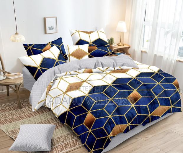 Luxurious Super Kingsize Duvet Set 7pcs (100% Cotton Touch ) · Photo 1