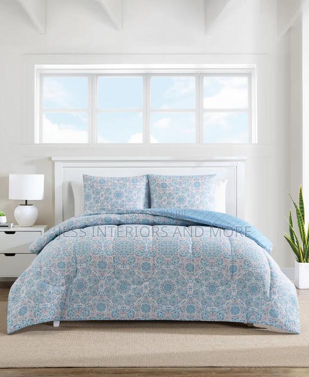Rosalee 3-Pc Comforter Sets in Blue · Photo 1