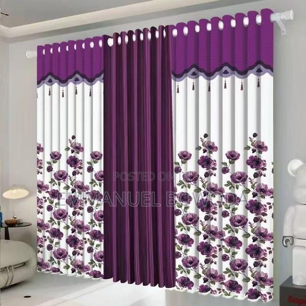 Geometric Sunblock Curtains · Photo 1