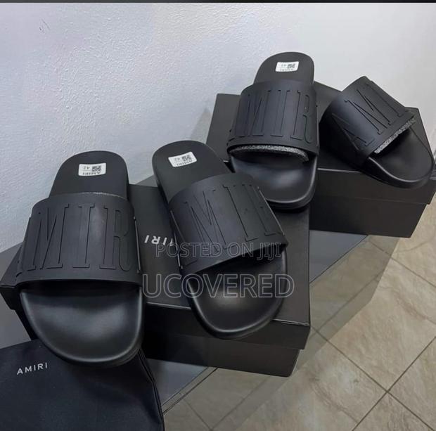 Amiri Open Toe Shower Slip on Slides/Slippers · Photo 2