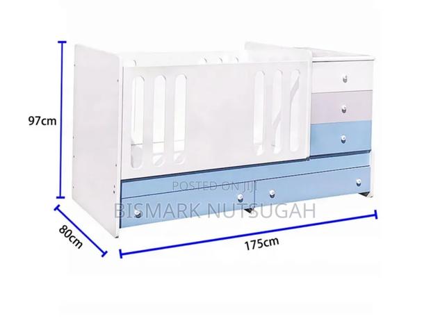 Drawer Wooden Baby Cot Bed · Photo 4