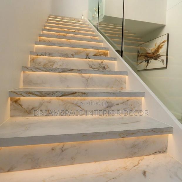 Use Sintered Stone Elevate Stairs With Unique Finishes · Photo 1