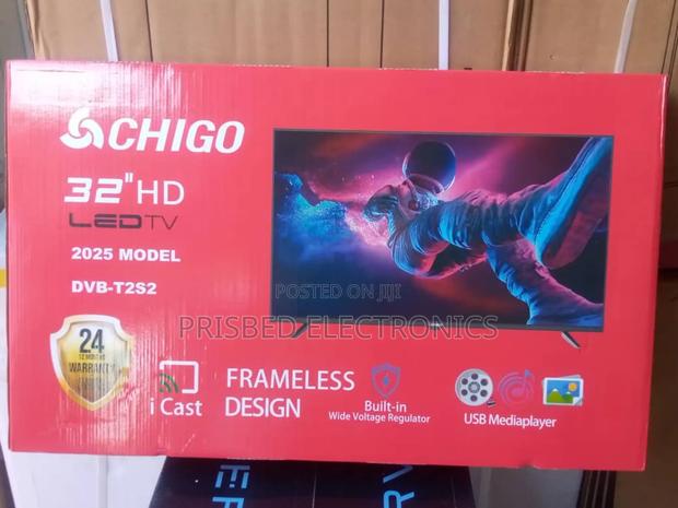 Chigo Durable 32"inches Hd Led Tv Frameless I Cast · Photo 1