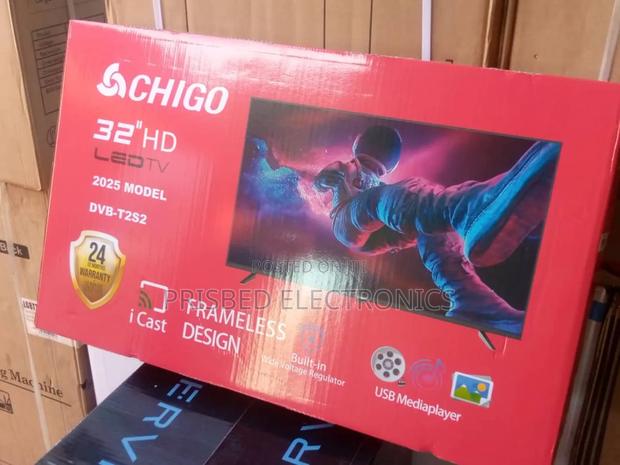 Chigo Durable 32"inches Hd Led Tv Frameless I Cast · Photo 3