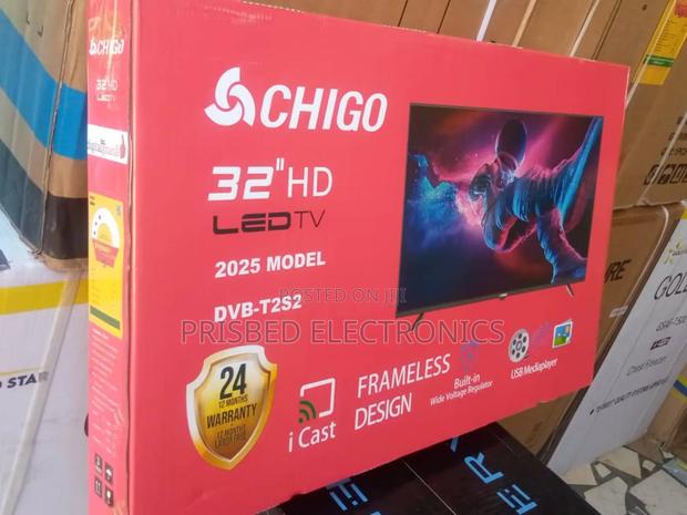 Chigo Durable 32"inches Hd Led Tv Frameless I Cast · Photo 4