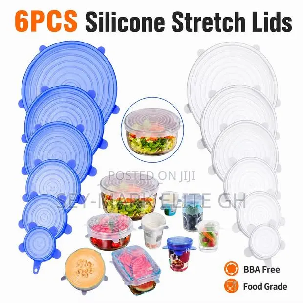 6 in 1 Silicone Stretch Food Cover · Photo 1