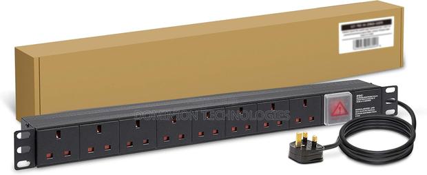 8 Ways Power Distribution Unit, Rack C19, Black,Pdu-1u-M8-K · Photo 1