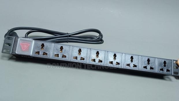 8 Ways Power Distribution Unit, Rack C19, Black,Pdu-1u-M8-K · Photo 2