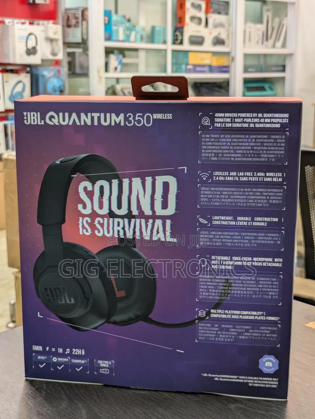 JBL Quantum 350 Wireless Gaming Headset · Photo 3