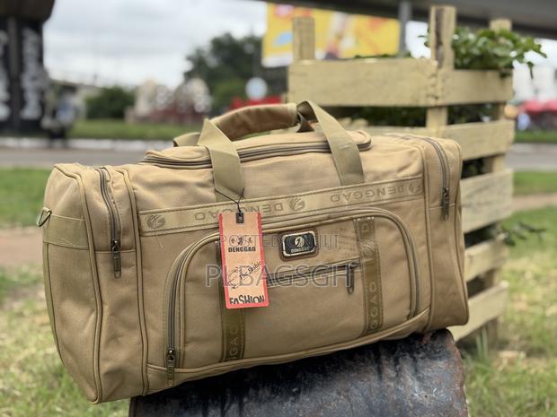 Khaki Duffel Traveling Bag 20 Inch Carry on Bag · Photo 3