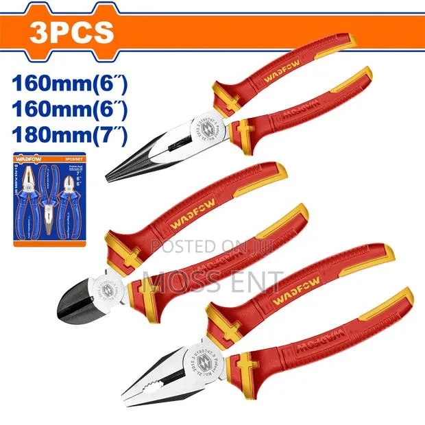 3 PCS Insulated Pliers Set - Wps0633 · Photo 1