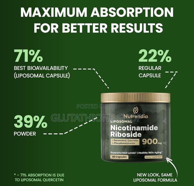 Nad+ Liposomal Nicotinamide Riboside Resveratrol Quercetin · Photo 2