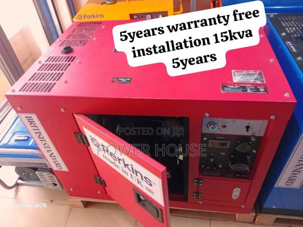 Tower Aurora 15kva 16500watts Diesel Perkins Generator · Photo 1