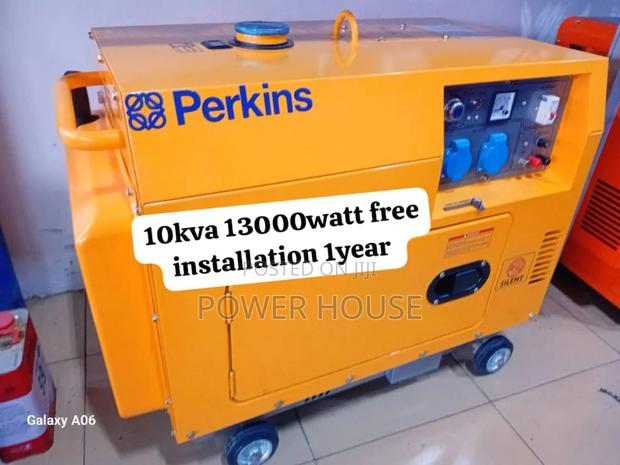 Tower Power Reserve 10kva 13000watts Diesel Generator Perkin · Photo 1