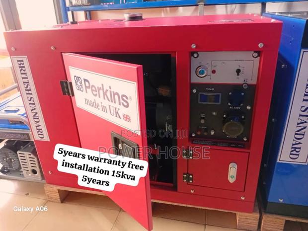 Tower Silver 15kva 16500watts Diesel Perkins Generator · Photo 1