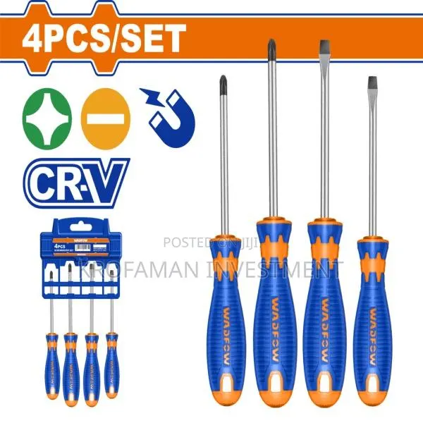 4 PCS Screwdriver Set 2sl 2ph Wss1204 · Photo 1