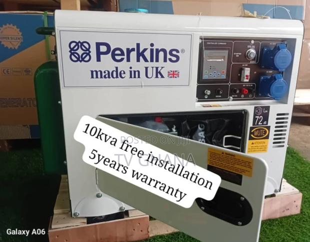 Alpha Edge Smart Gen Perkins 10kva 13000watts Diesel Silent · Photo 1