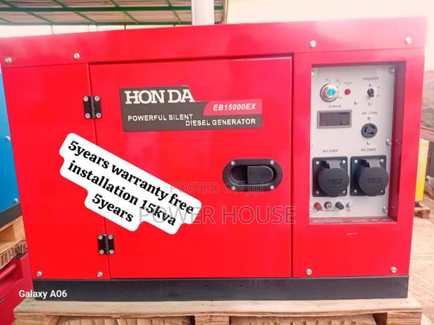 Tower Port Surage 15kva 16500watts Diesel Honda Generator · Photo 1