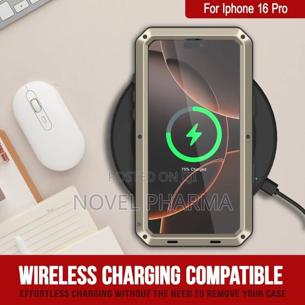Heavy Duty Armour Case for iPhone 16pro Max (Black) · Photo 6