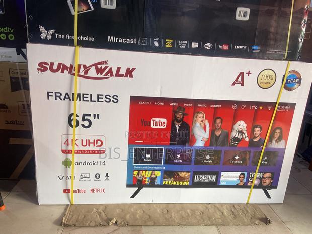 Sunny Walk Frameless 65” Smart Android Uhd · Photo 3