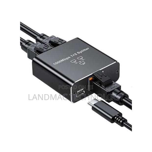 Gigabit Network Connector Two-Way Splitter Switch · Photo 1