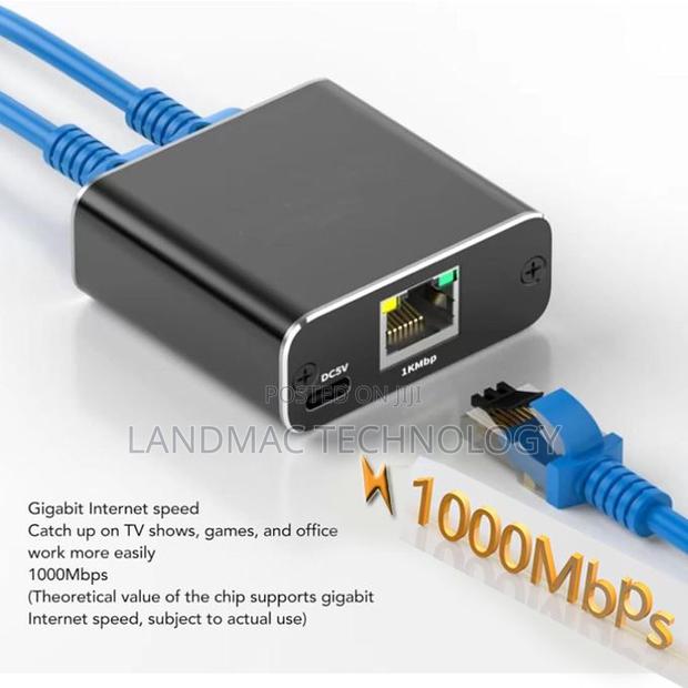 Gigabit Network Connector Two-Way Splitter Switch · Photo 2