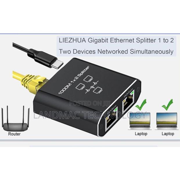 Gigabit Network Connector Two-Way Splitter Switch · Photo 6