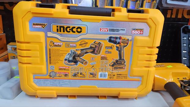 Ingco Cordless 2 Pieces Combo Set (Angle Grinder Drill) · Photo 3